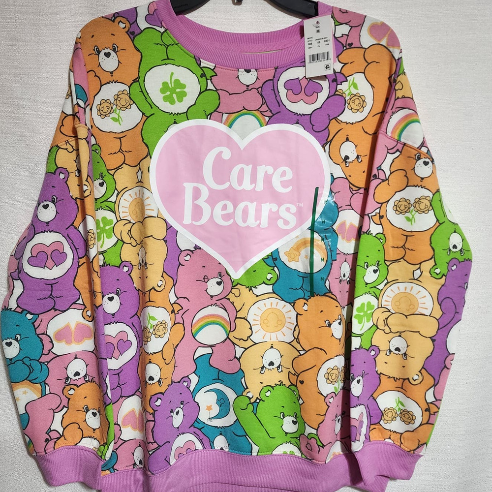 care bears sweatshirt woman medium